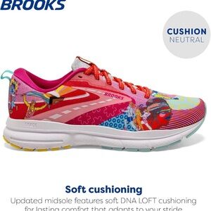 Brooks Women's Athletic Shoes - Pink and Multicolor
